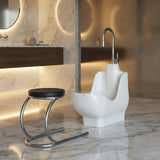 Wudu Basin with Chair for Comfortable Seated Ablution