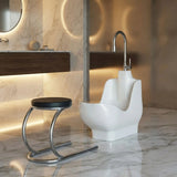 Wudu Basin with Chair for Comfortable Seated Ablution