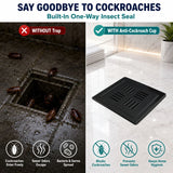 Luxury Ceramic Drain Jali with One-Way Insect Block Technology by Novera Global