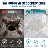 Premium Anti-Cockroach Tile Insert Floor Drain – Luxury Invisible Bathroom Drain System