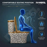 Premium Floor Mounted Ceramic Toilet with Comfortable Seat
