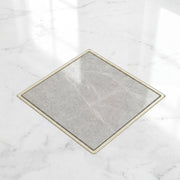 Novera Global Ceramic Square Tile Insert Floor Drain with Anti-Cockroach Trap Cup | Invisible Bathroom Drain Jali | 10-Year Warranty | Rust & Fade Proof Floor Waste Drain for Shower & Balcony (Marble)
