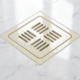 Luxury Square Ceramic Drain Cover with Premium Matte Finish by Novera Global