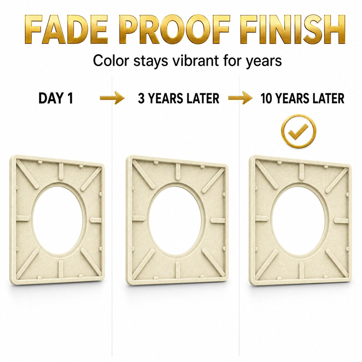 Novera Global Ceramic Square Tile Insert Floor | Invisible Bathroom Drain Jali | 10-Year Warranty | odor blocker drain | Rust & Fade Proof Floor Waste Drain for Shower, Kitchen & Balcony (Marble)