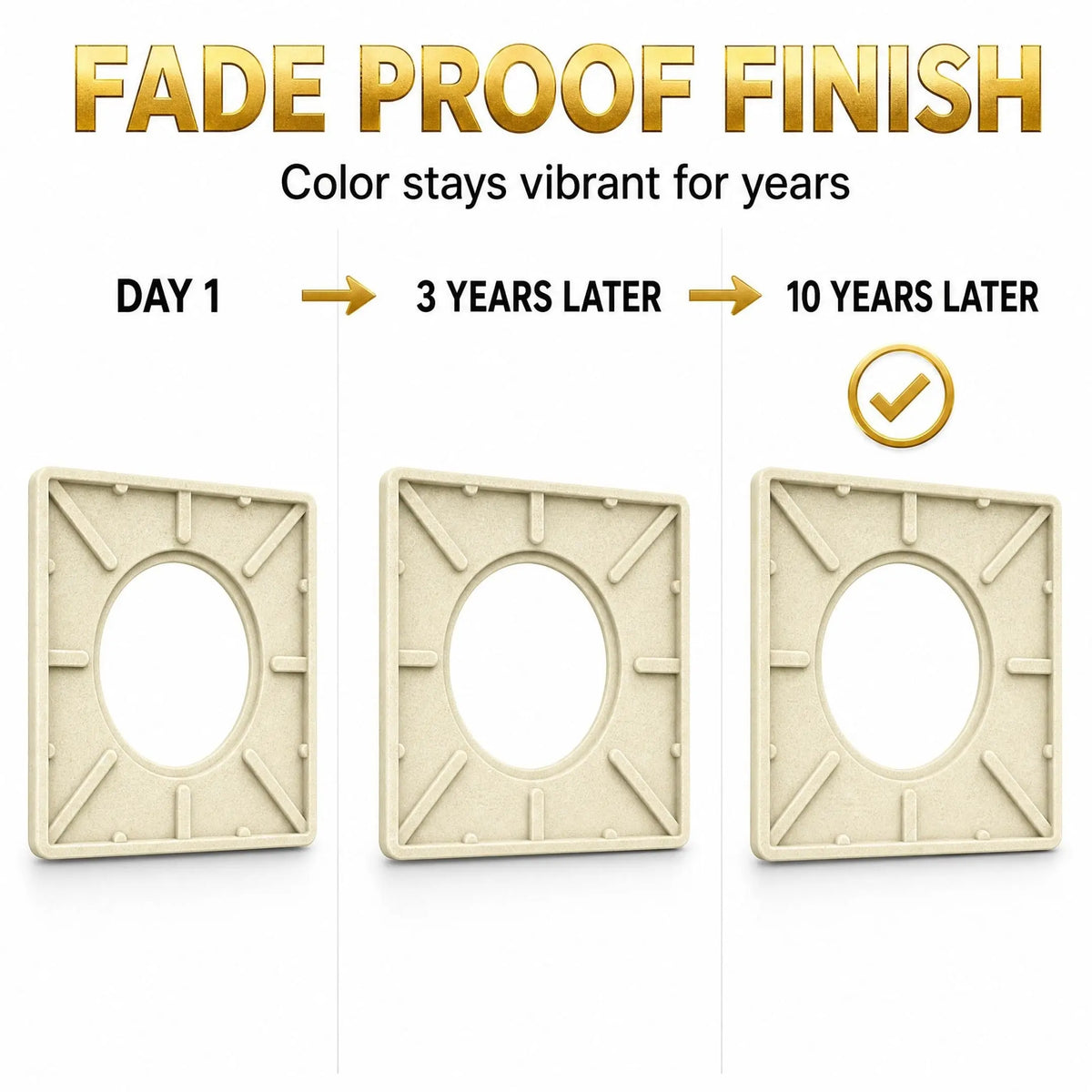 Premium Fade-Proof Invisible Tile Insert Floor Drain – Luxury Marble Bathroom Drain
