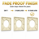 Premium Fade-Proof Invisible Tile Insert Floor Drain – Luxury Marble Bathroom Drain