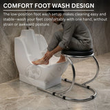 Comfortable Seated Foot Wash Design for Wudu Basin