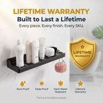 Product display with lifetime warranty guarantee on a white background