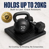 Premium Heavy-Duty Black Ceramic Floor Drain – Luxury Bathroom Drain Cover Holds Up to 20KG
