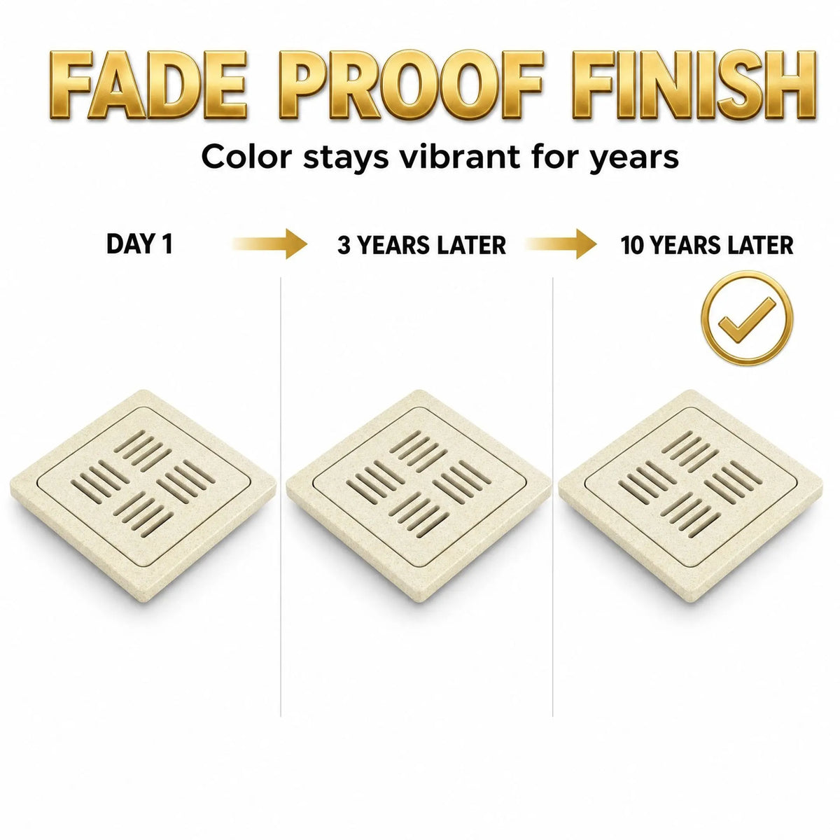 Elegant Ceramic Floor Drain Cover with Long-Lasting Premium Finish