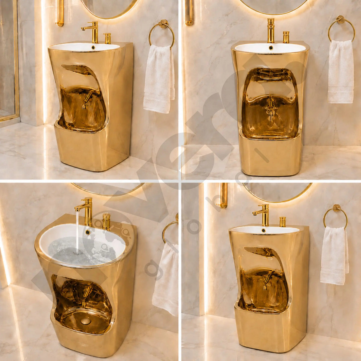 Premium Ceramic Wudu Basin for Home and Mosque