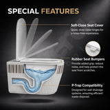 Designer Wall Hung Toilet with Soft Close Seat and UF Cover
