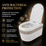 Modern Wall Mounted Toilet for Luxury Bathroom Interiors
