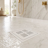Royal Designer Ceramic Square Shower Drain Cover for Premium Bathroom Interiors