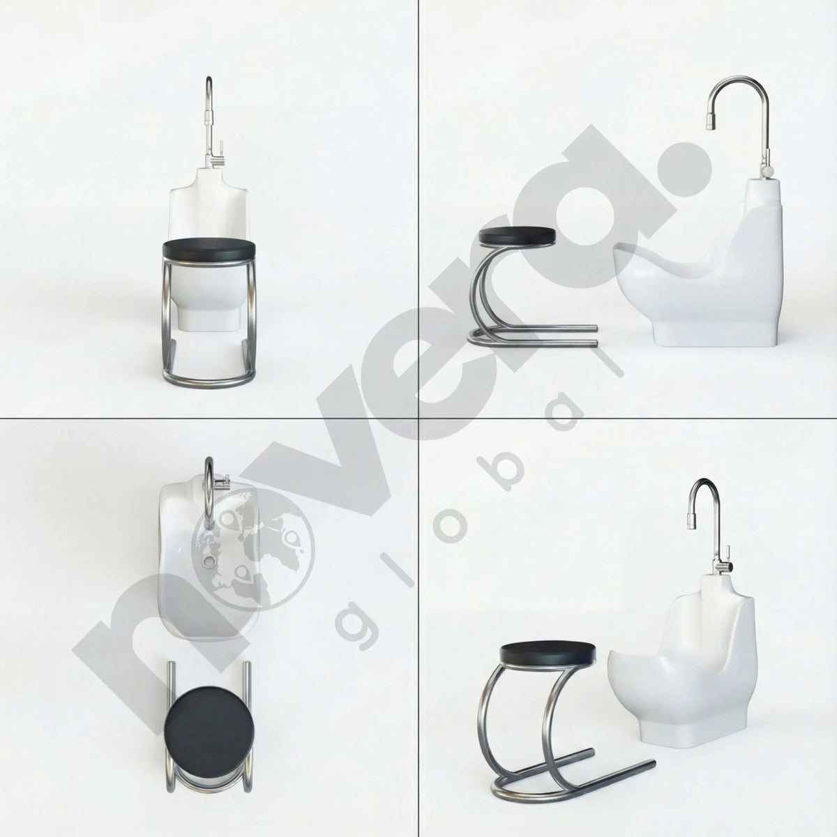 Multifunctional Wudu Basin Components and Features