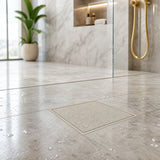 Novera Global Ceramic Square Tile Insert Floor | Invisible Bathroom Drain Jali | 10-Year Warranty | odor blocker drain | Rust & Fade Proof Floor Waste Drain for Shower, Kitchen & Balcony (Marble) Novera Global