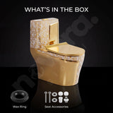 Novera Gold Western Toilet Package Contents and Accessories
