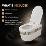 Filigree Wall Hung Toilet Technical Dimensions and Installation Drawing