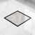 Novera Global Ceramic Square Tile Insert Floor | Invisible Bathroom Drain Jali | 10-Year Warranty | odor blocker drain | Rust & Fade Proof Floor Waste Drain for Shower, Kitchen & Balcony (Black)