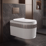 Novera Global Filigree Wall Hung Western Toilet with Rose Gold Accents