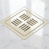 Novera Global Ceramic Square Slotted Floor Drain for Bathroom | Premium Drain Jali | 10-Year Warranty | Rust & Fade Proof Waste Water Drain Cover for Shower Area, Kitchen, Balcony & Wet Rooms (Marble)