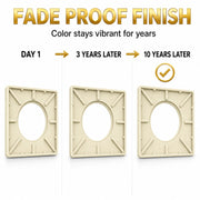 Novera Global Ceramic Square Tile Insert Floor | Invisible Bathroom Drain Jali | 10-Year Warranty | odor blocker drain | Rust & Fade Proof Floor Waste Drain for Shower, Kitchen & Balcony (Marble)