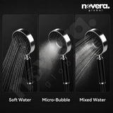 3-Mode Handheld Shower with Soft, Micro-Bubble and Mixed Spray