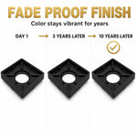 Novera Global Ceramic Square Tile Insert Floor | Invisible Bathroom Drain Jali | 10-Year Warranty | odor blocker drain | Rust & Fade Proof Floor Waste Drain for Shower, Kitchen & Balcony (Black)