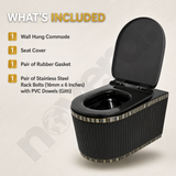 Novera Obsidia Wall Hung Toilet Dimensions and Specifications