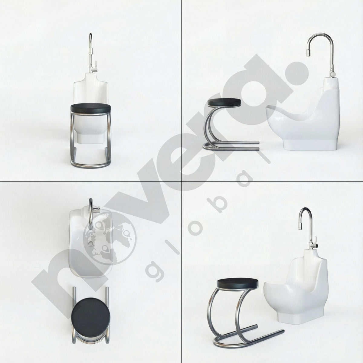 Multifunctional Wudu Basin Components and Features