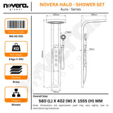 Smart Shower Panel Size and Technical Specifications